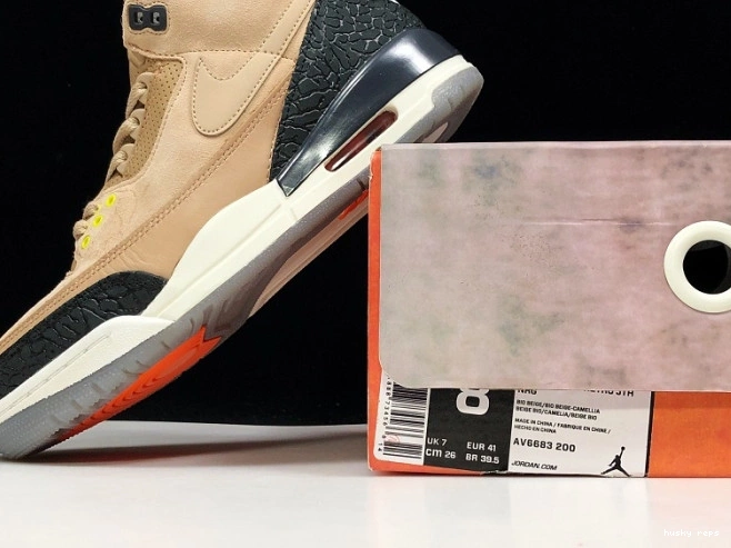 Cheap Husky Bio Jordan AV6683-200 Beige JTH 3 Air 0729